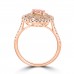 1.06 Ct Round Cut Morganite Diamond Anniversary Band ( G-H Color SI-2 I1 Clarity) 1.06 Ct Round Cut Morganite Diamond Anniversary Band ( G-H Color SI-2 I1 Clarity)